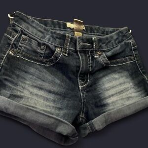 Kid’s Dark Wash Denim Shorts